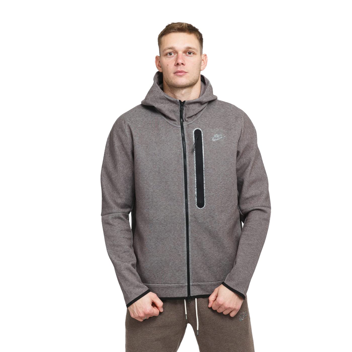 Mens Nike Ironstone Tech Fleece Full Zip Hoodie - XL