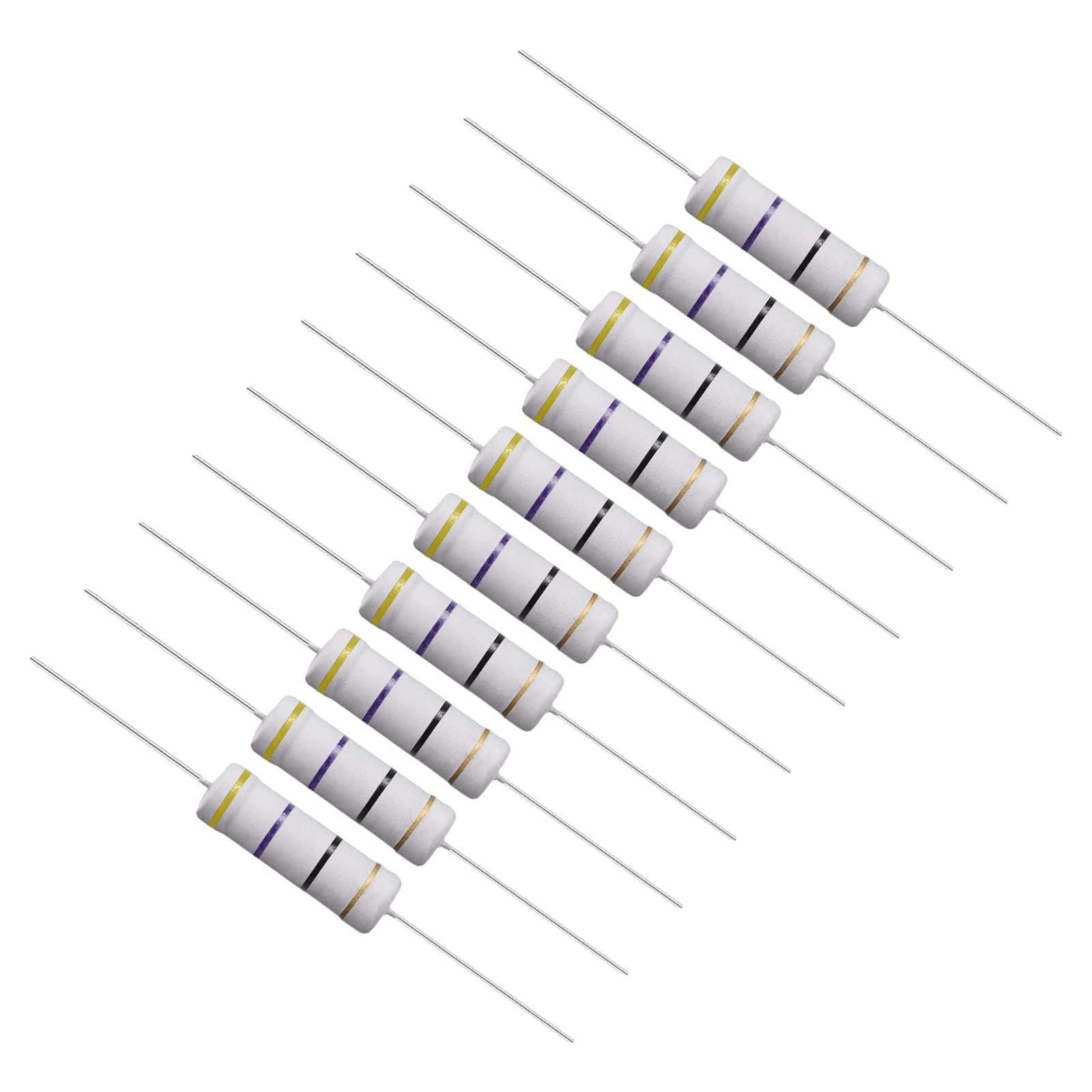 3Watt 0,47 Ohm Carbonio Pellicola Resistore,30pz 5