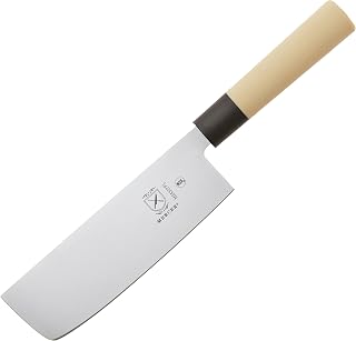 Asian Collection Nakiri Vegetable Knife with NSF Handle, 7-Inch