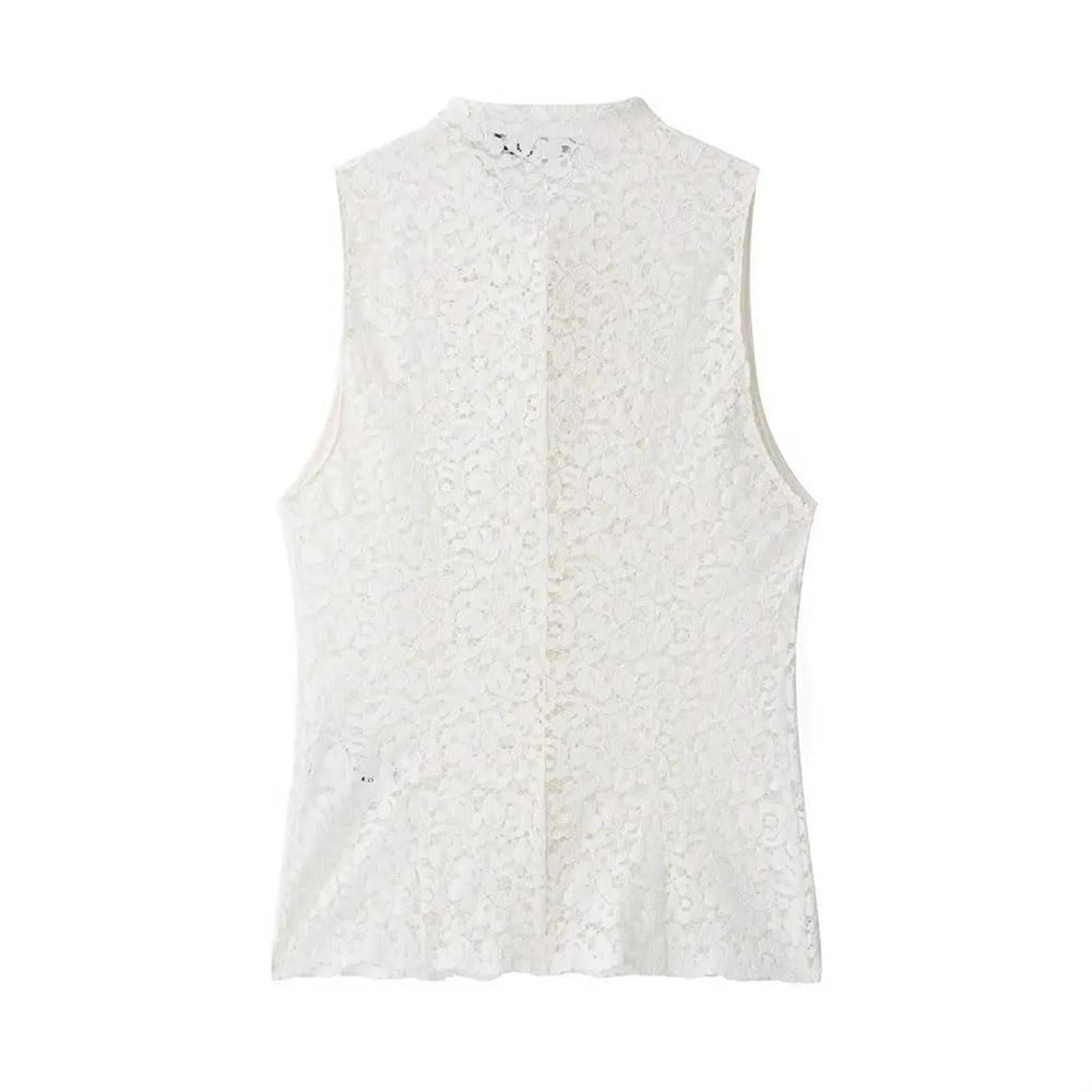 Camiseta Tirantes Liso para Mujer, sin Mangas, con Detalle de Botones, Elegante Top Verano para Calle. Camiseta Hombros Descubiertos