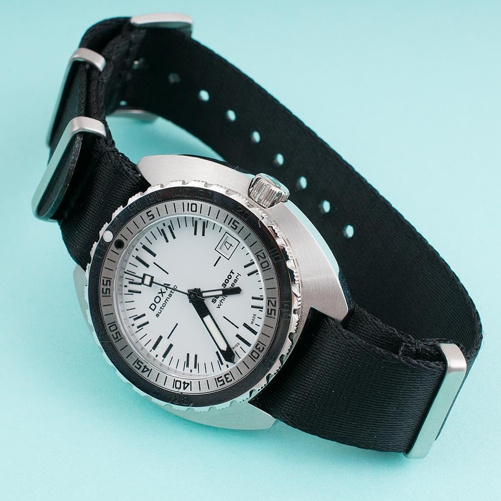 StrapHabit Seatbelt Nylon Watch Strap Watch Band for Men & Women One Piece Dual Pass Military - 20mm 22mm
