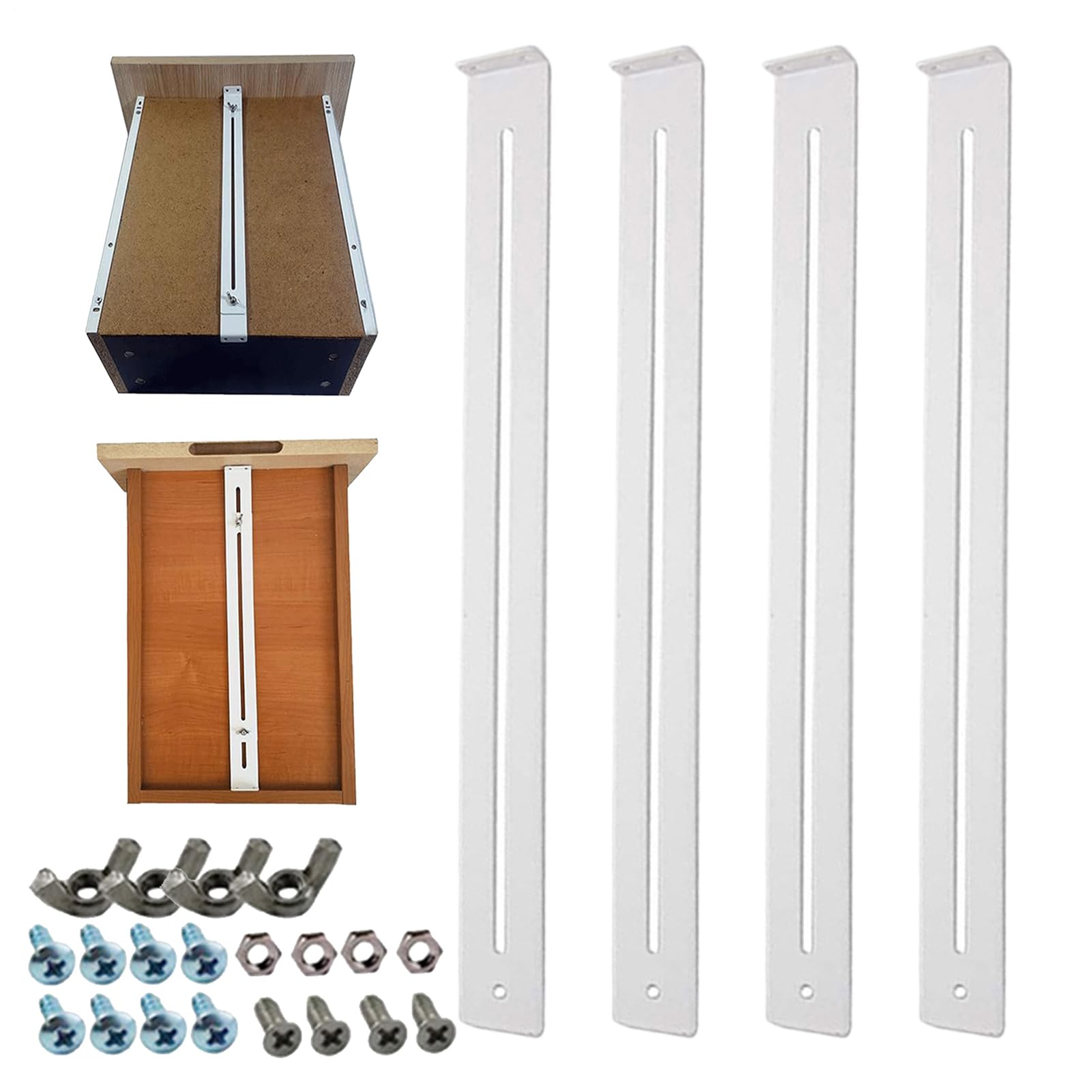 Kit de réparation pour fond de tiroir affaissé avec jeu d'outils