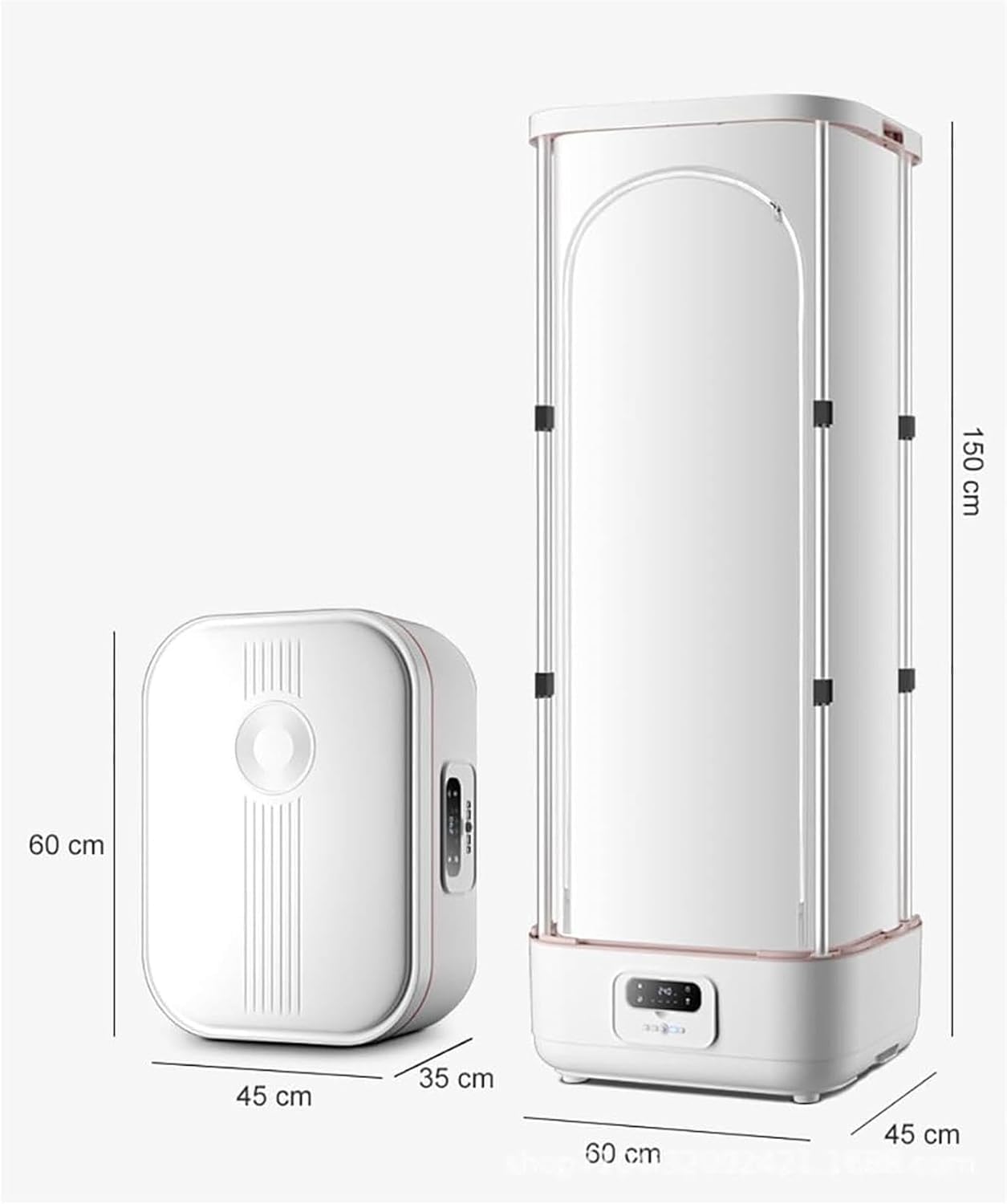 Vaporizador De Ropa, Plancha De Vapor Vertical Inalámbrica Automática con Clip para Eliminar Arrugas, Vapor De Secado Rápido para Ropa Y Tejidos, Diseño Plegable, Cuidado con 1 Botón.