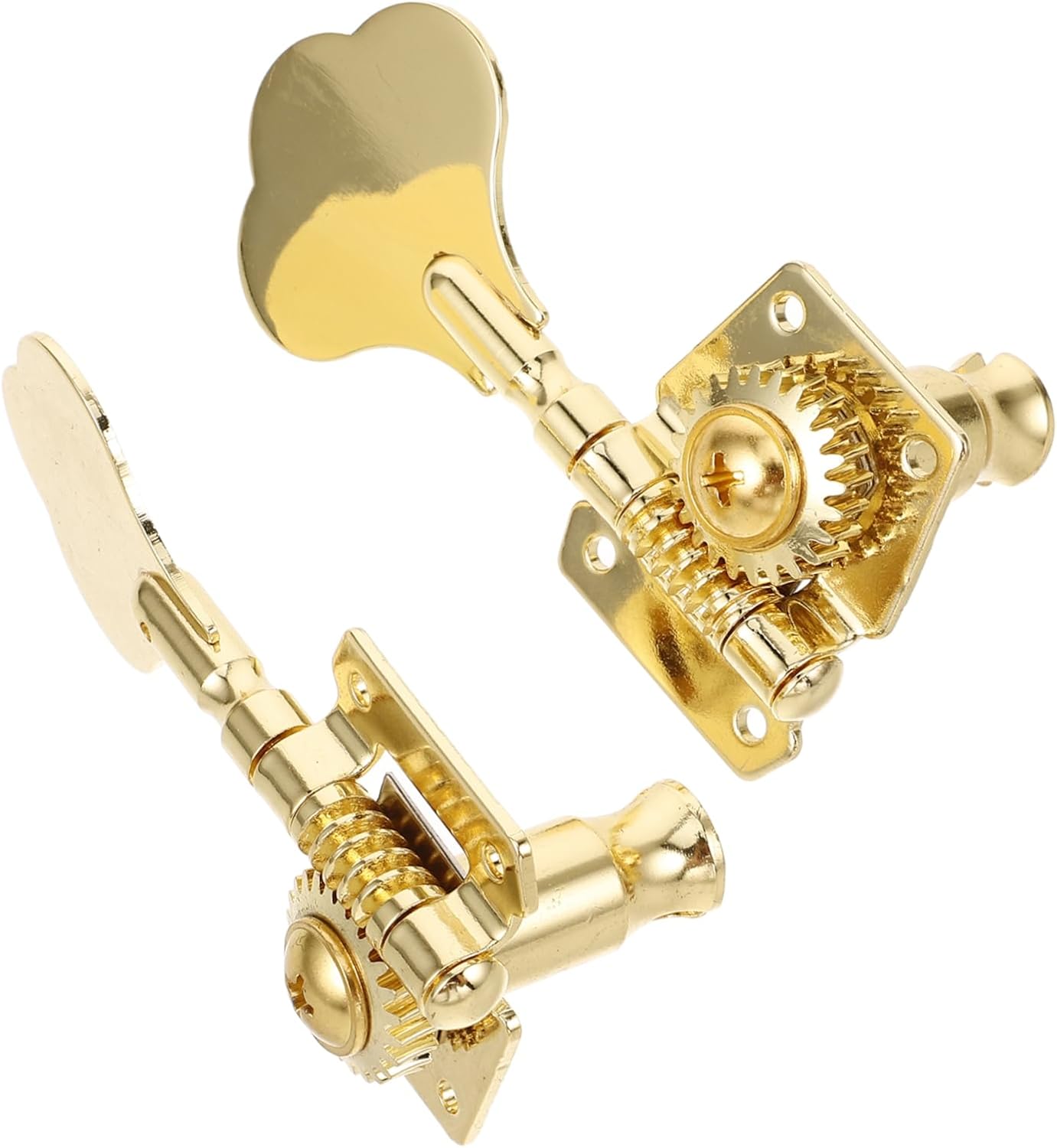 BESPORTBLE 2Pcs Bass Guitar Tuning Pegs Durable String Tuning Keys for Electric Bass Replacement Guitar Parts for Enhanced Sound and Stability
