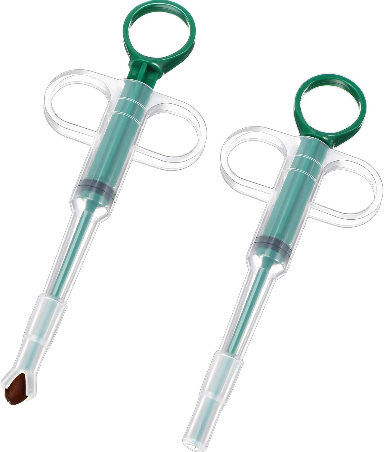 2 Pcs Pet Medicine Feeder, Silicone Syringe Cat Dog Puppy Pill Dispenser Suit with Soft Tips, Pet Cat Dog Puppy Pill Tablet Versus Control Rods-image-15