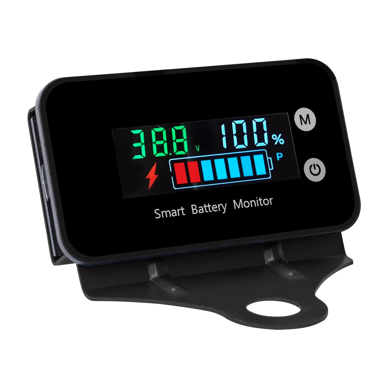 Misuratore Di Capacità E Tensione Batteria DC - Display LCD Per 12V, 24V, 36V, 48V, 60V, 72V, Impermeabile IPX7 - Foto 9