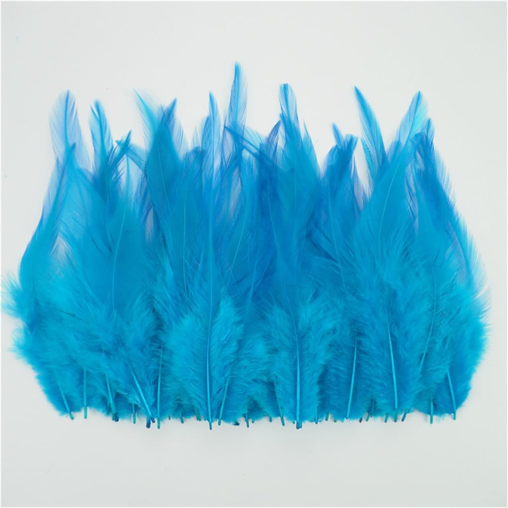 Colored Chicken Feathers 10-15Cm Natural Pheasant Plume for Needlework and Handicrafts DIY Accessories Natural 2 500Pcs