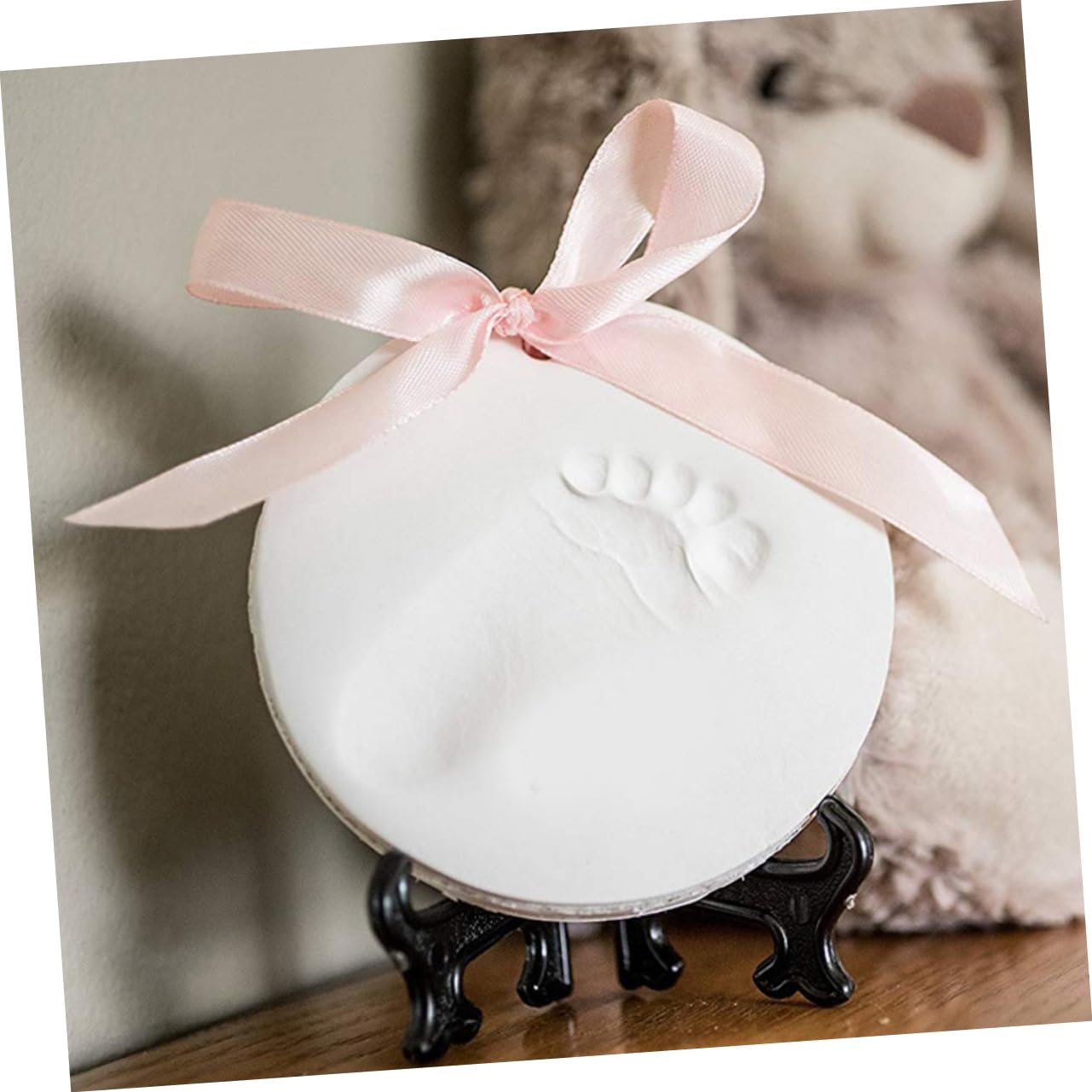 Kit Impronte Mani e Piedini in Argilla per Bambino Bambina 4 Pezzi Regalo per Nascita o Cerimonia Registrazione della Crescita del Bambino Bambina