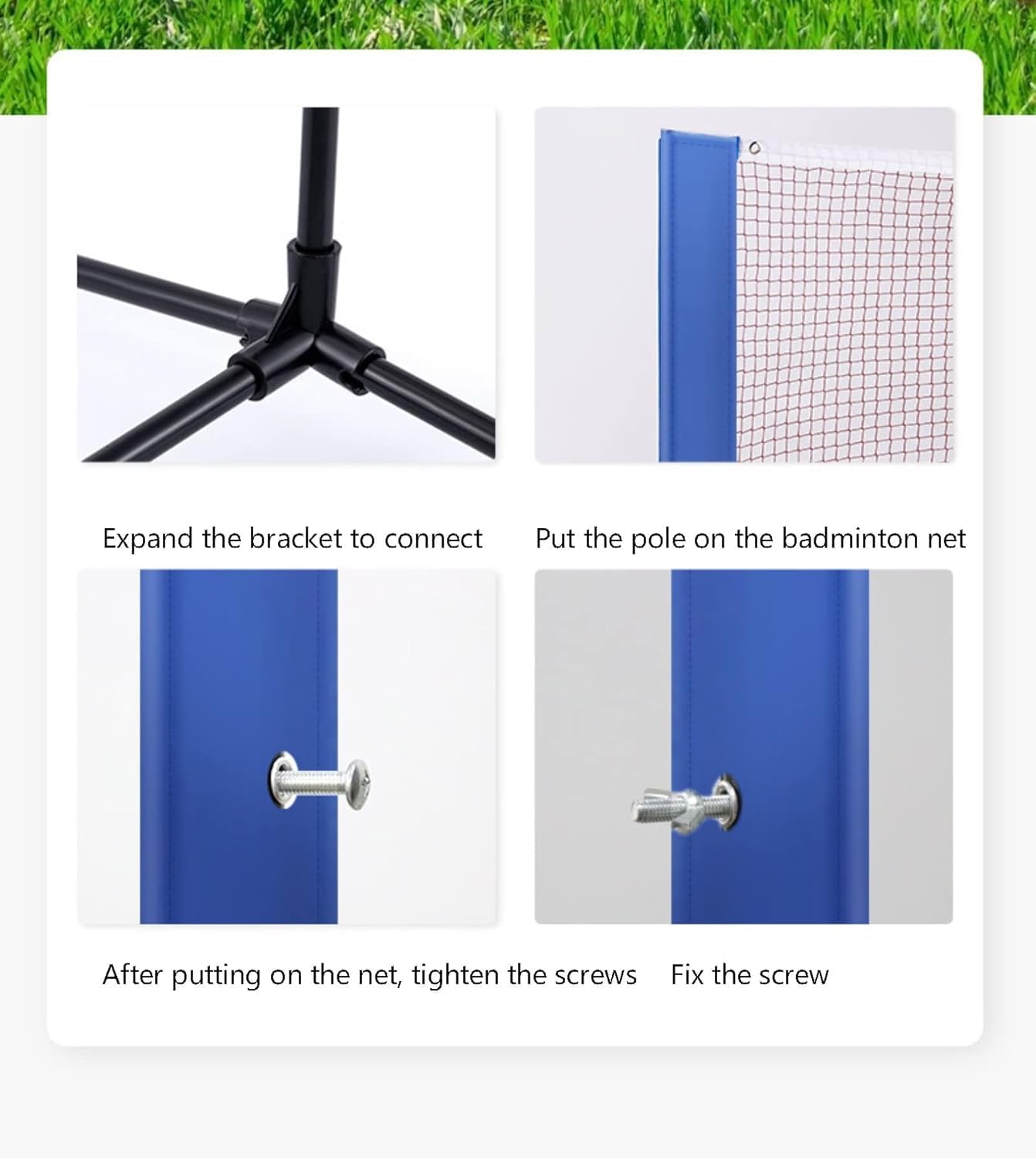 Portable Soccer Tennis Net - Folding Training Tennis Net for Kids and Adults