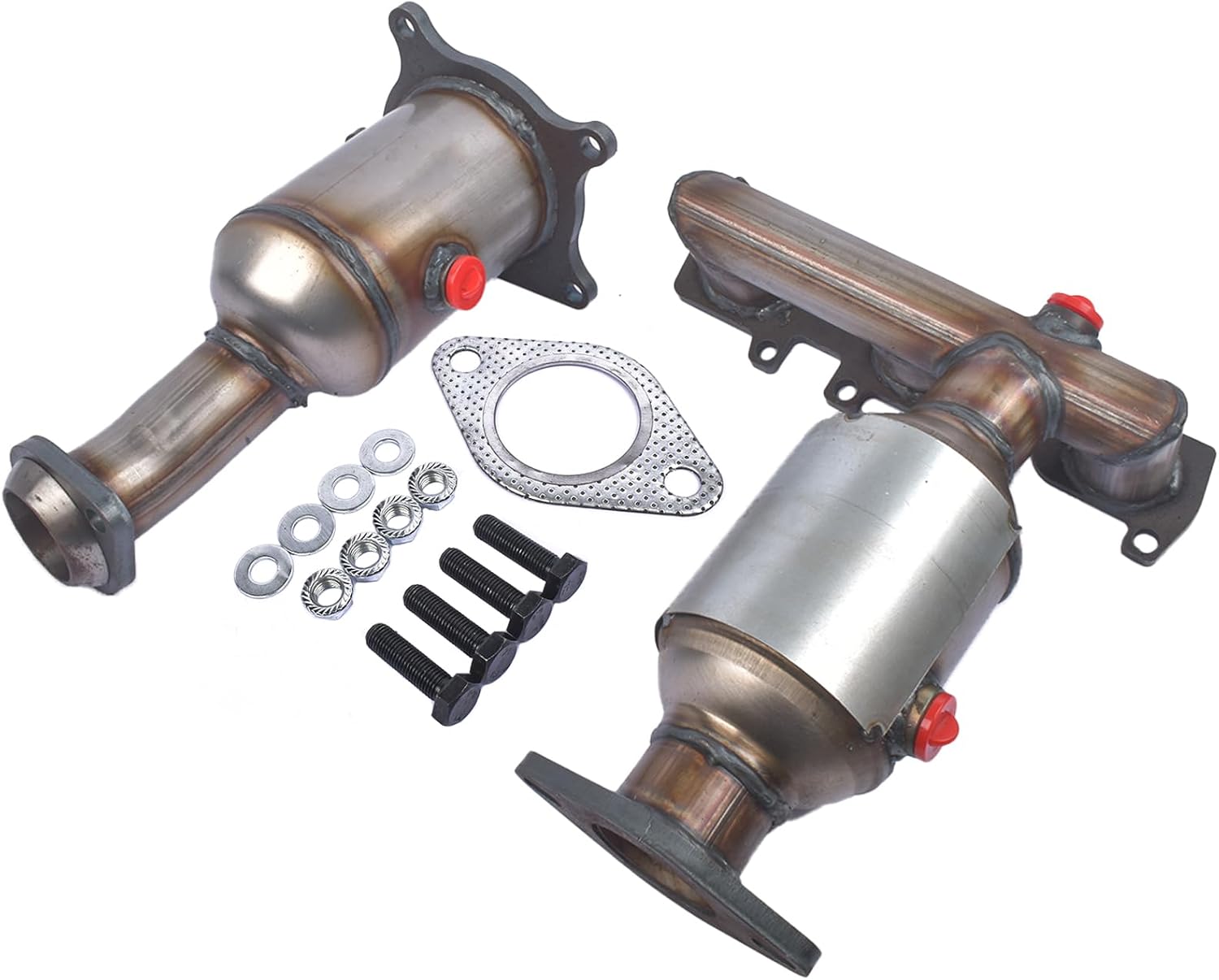 PE16719-20X Catalytic Converter Replacement for 2011 2012 2013 2014 Ford Edge 3.5L 3.7L Bank 1 and 2 Non Turbo Only, Front Left＆Right Catalytic Converter Weonefit