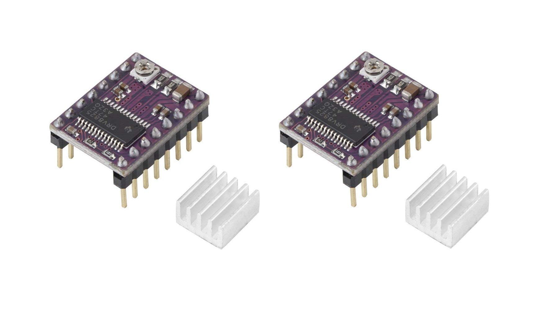 See full amazon price history chart for Scriptronics DRV8825 Stepper Motor Driver Module with Heat Sink for 3D Printer RepRap 4 RAMPS1.4 StepStick (Pack of 2) Scriptronics DRV8825 Stepper Motor Driver Module with Heat Sink for 3D Printer RepRap 4 RAMPS1.4 StepStick (Pack of 2) (B08SCPNJ6K) Amazon Price History, Amazon Price Tracker