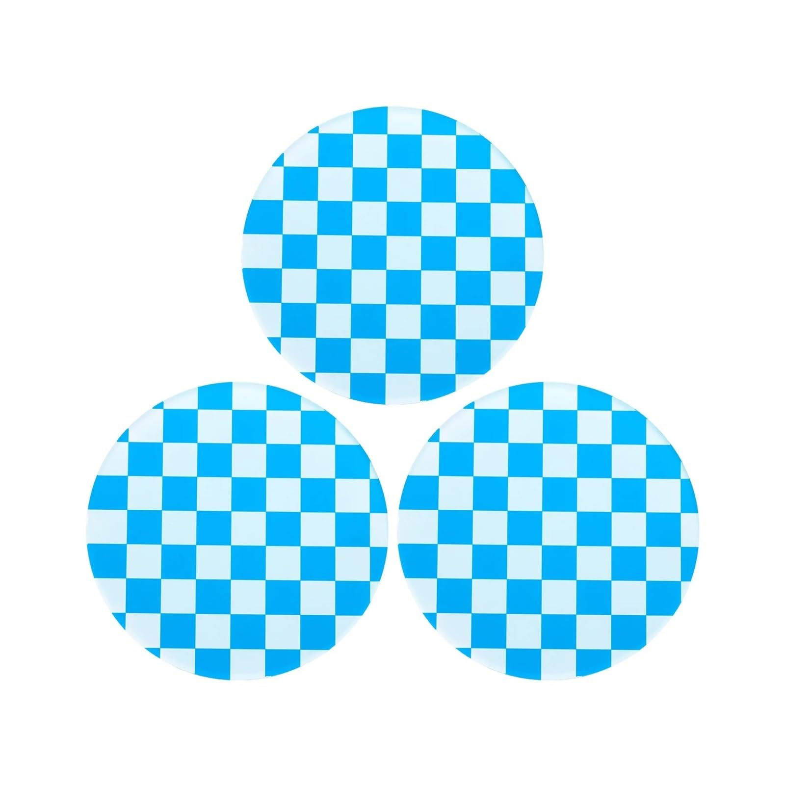 Coasters 3pcs Cup Coasters Drink Tabletop Protection Mat For Mugs And Cups Office Kitchen(Blue)