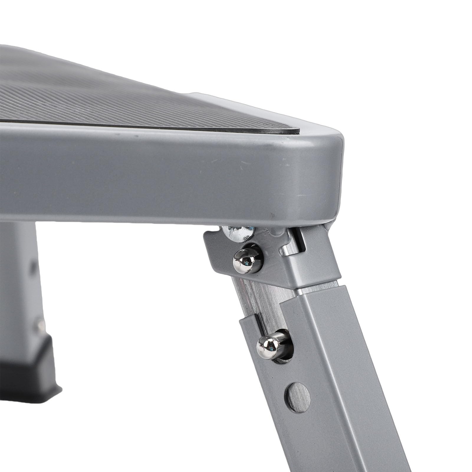 KIMISS Taburete Plegable para RV, Ajustable de 3 Niveles con Amplia Superficie Antideslizante, Capacidad de 330.7 Lbs, Plataforma Portátil para Acampar