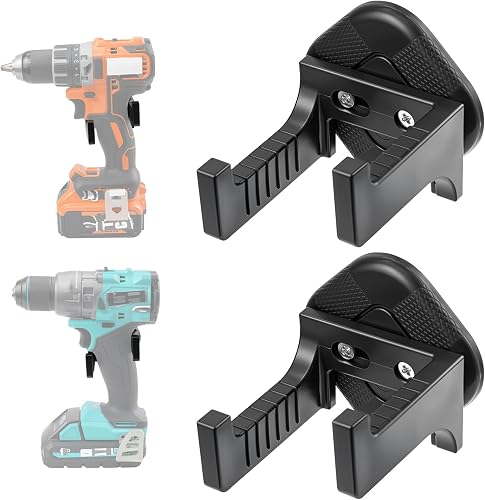 MagitcSee 2 Pack Magnetic Drill Holder - Heavy Duty 20lb Magnet Mount for Cordless Drills & Power Tools