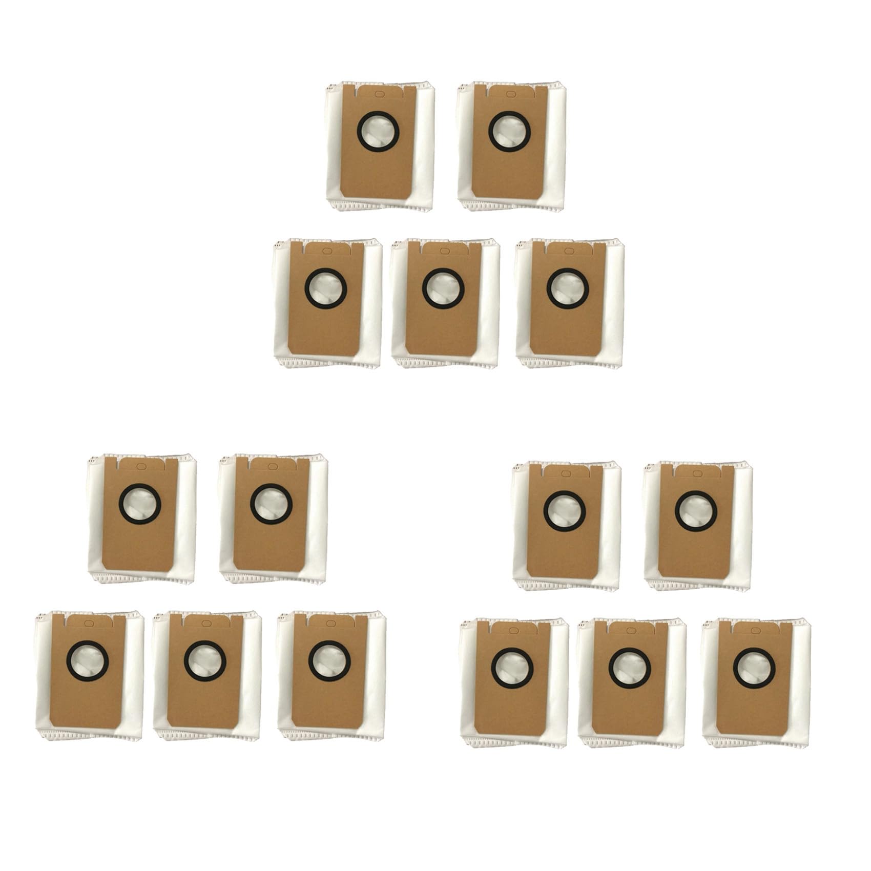 Hndhbfgrt 15Pcs Dust Bags Kit for Q11 Robot Household Replace Replacement Vacuum Cleaner Sweeper Dust Bags Cleaning Bag