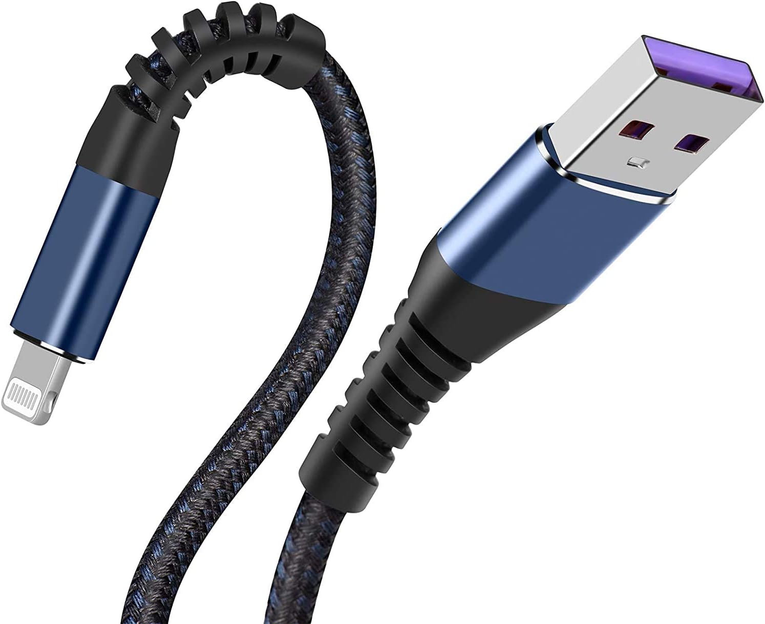 [ Apple Certified 2pack ] iPhone Charger 6ft,Lightning Cable Long 6 Foot Cord, Fast Charging Cables for Apple iPhone 12/11/11Pro/11Max/ X/XS/XR/XS Max/8/7/6/5S/SE/iPad Mini Air (Blue)