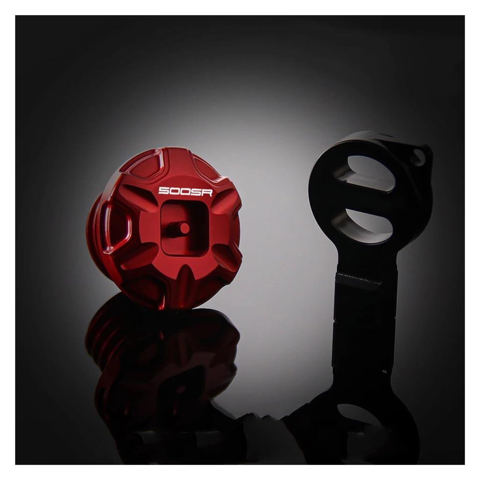 Dla 500SR VOOM SR500 500 SR 2026 Korek Wlewu Oleju Silnikowego Z Zabezpieczeniem Przed Kradzieżą(Red)