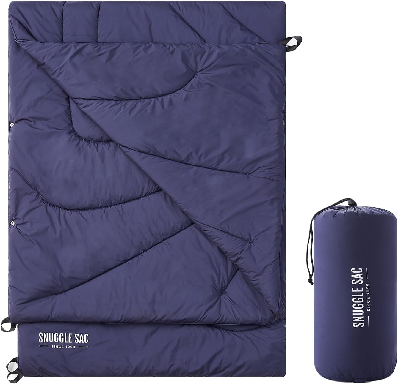 Snuggle Sac Outdoor Puffy Camping Blanket Packable