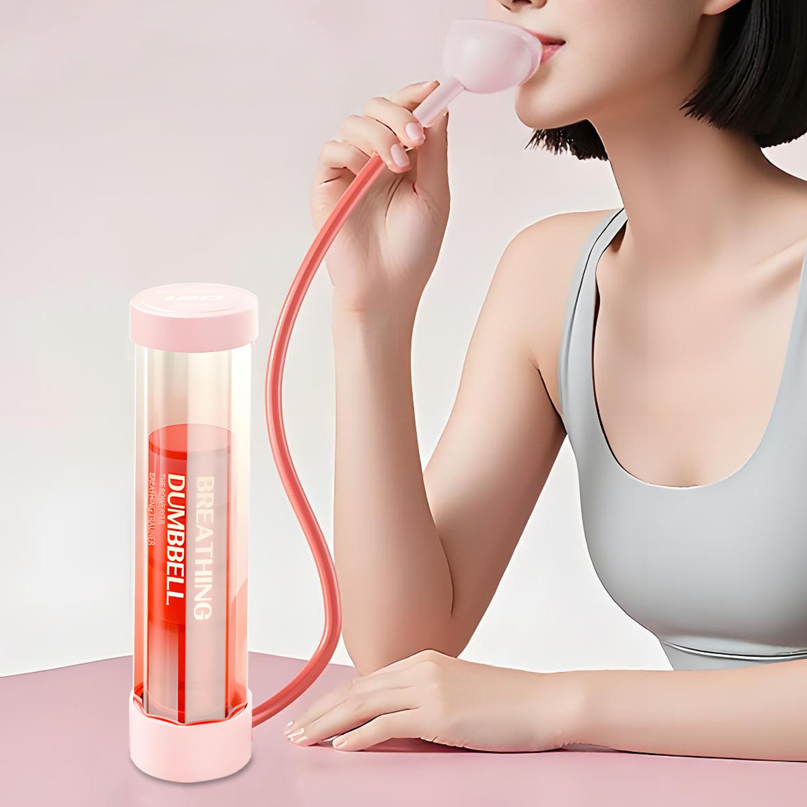 Exercice pulmonaire à respiration profonde, spiromètre de motivation, entraîneur pulmonaire, système de mesure respiratoire lavable et hygiénique pour améliorer la capacité pulmonaire