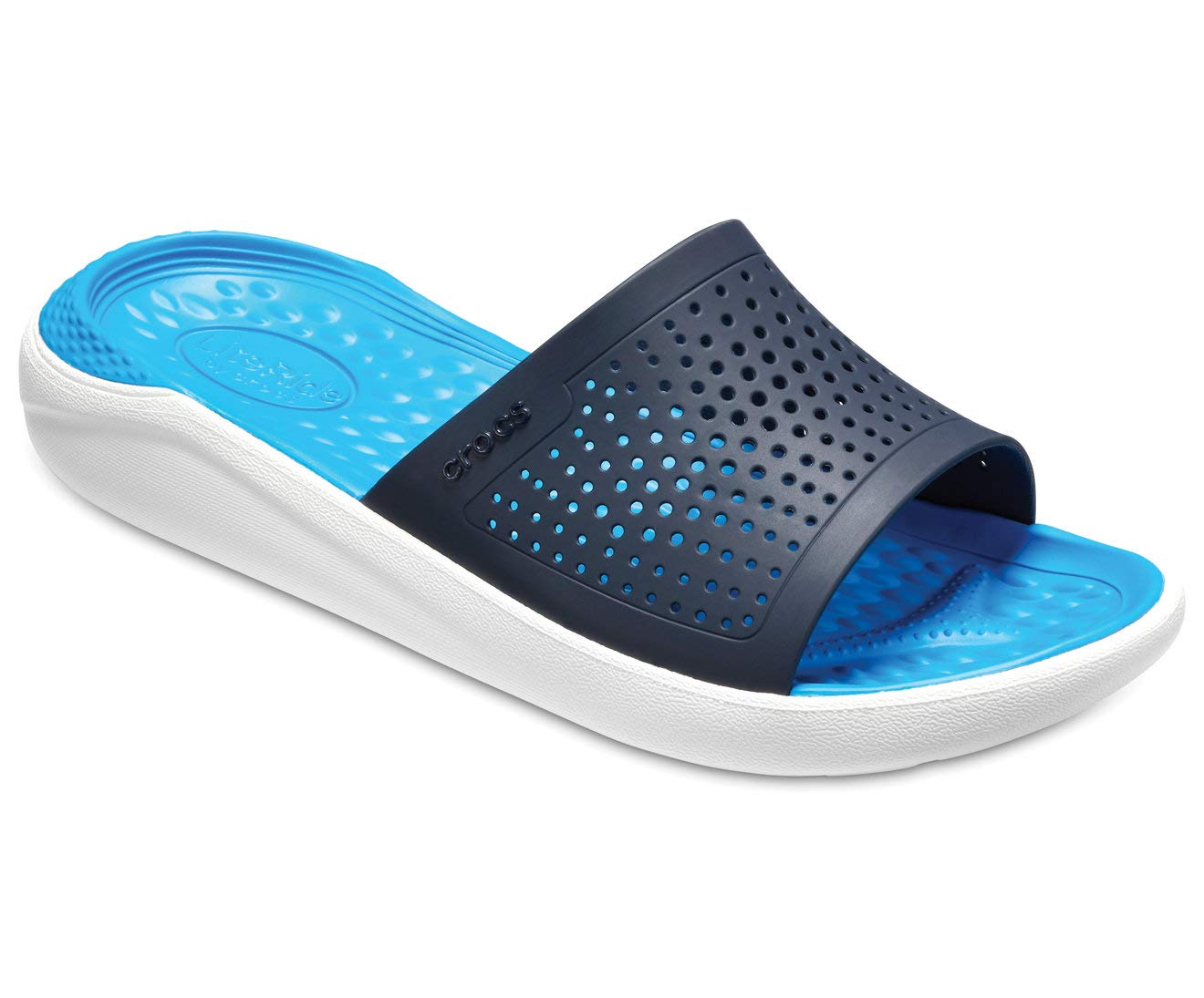 crocs Unisex-Adult Literide Slide Navy Flip-Flops-5 Men/ 6 UK Women (M6W8) (205183-462) (B07N1WS66B) Amazon Price History, Amazon Price Tracker