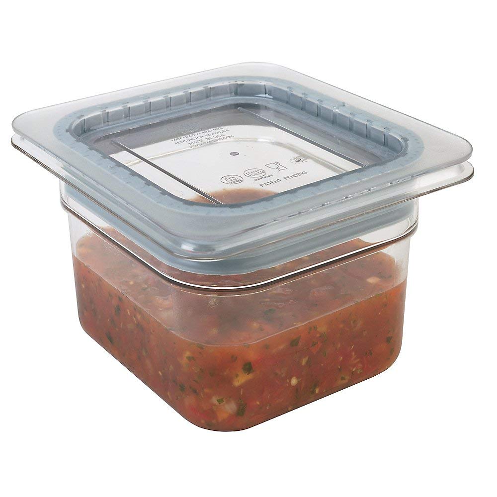 Deksel - Decorazione in silicone 1/6 GN Cambro 60CWGL-135, trasparente