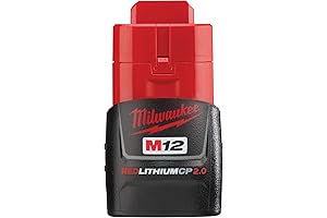 Milwaukee 48-11-2420 M12 REDLITHIUM 2.0 Compact Milwaukee Battery Pack for Power Tools