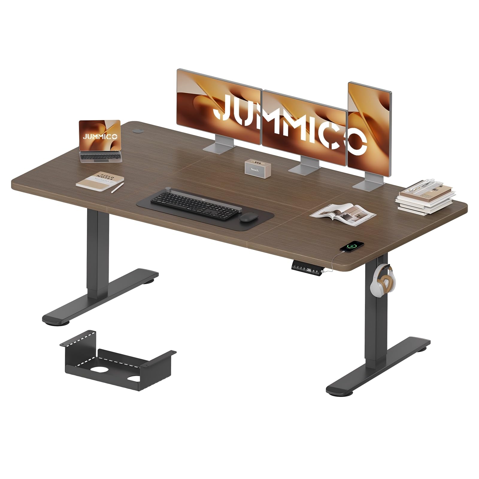 JUMMICO Höhenverstellbarer Schreibtisch elektrisch