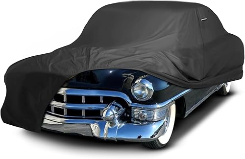 Miniatura 195 de iCarCover Funda de coche prémium para Cadillac Fleetwood 1954-1988, resistente, impermeable, para todo tipo de clima, ajuste personalizado