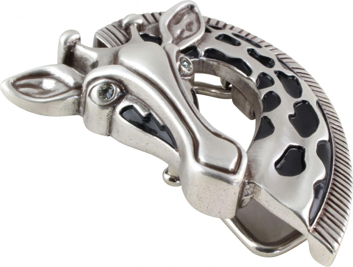 BELTINGER Gürtelschnalle Giraffe 4,0 cm | Buckle Tier-Motiv Wechselschließe Gürtelschließe 40mm Massiv | Wechselgürtel bis 4cm