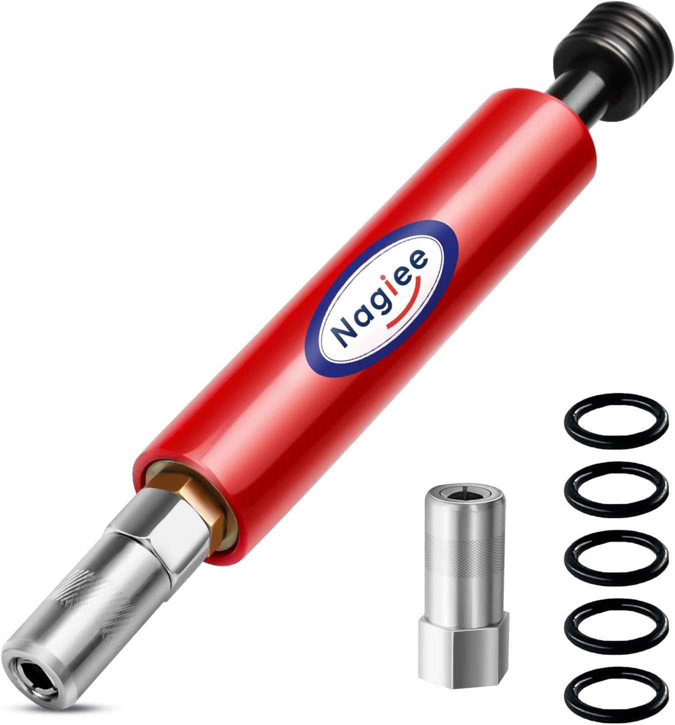 Grease Fitting Cleaning Tool, Grease Zerk Cleaner, Zerk Fitting Cleaning Tool, Easy Clean and Flush Out Old Dried Grease with Hydraulic Pressure & Penetrating Oil for Zerks Pins Shafts Bushings Joints