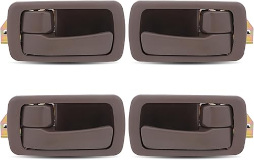Miniatura 1 de SCITOO Manija de puerta interior compatible con Toyota 1992-1996 para Camry Brown Interior Conductor Izquierdo Pasajero Interior Derecha Interior 4