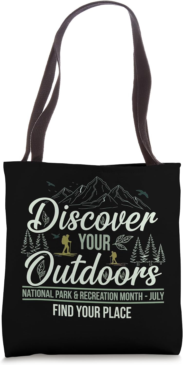 US National Park And Recreation Month National Park Tote Bag