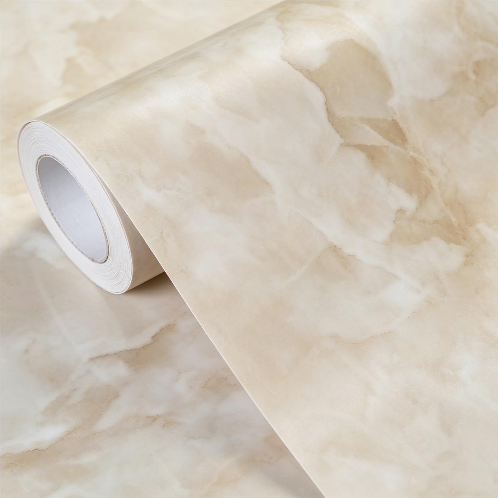 Zynqra E Wallpaper Peel And Stick Textured,Marbl Contact Paper For Countertops,Self Adhesiv For Walls Decorativ Vinyl,For Kitchen Bathroom Cabinets(,L10m/393.7In*W60cm/23.6In)