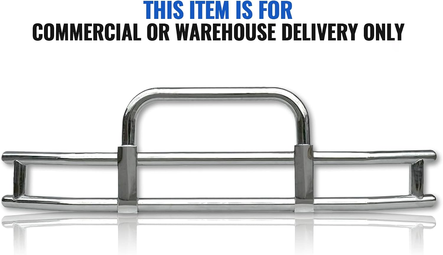 Front Bumper Grille Deer Guard for Semi Truck Compatible with Volvo VNL 2004-2017 (92"x28") + Bracket