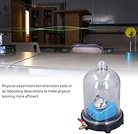 Vista 3 de Tarro de vacío con base, cámara de vacío, tarro de plástico de laboratorio Física de sonido Herramienta científica experimental para experimento