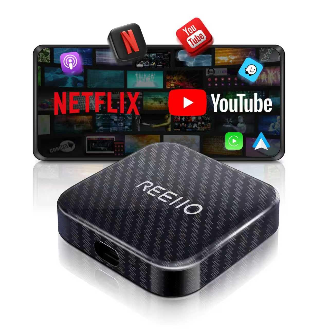 Amazon.com: Wireless CarPlayBox with Netflix/YouTube/TF Card
