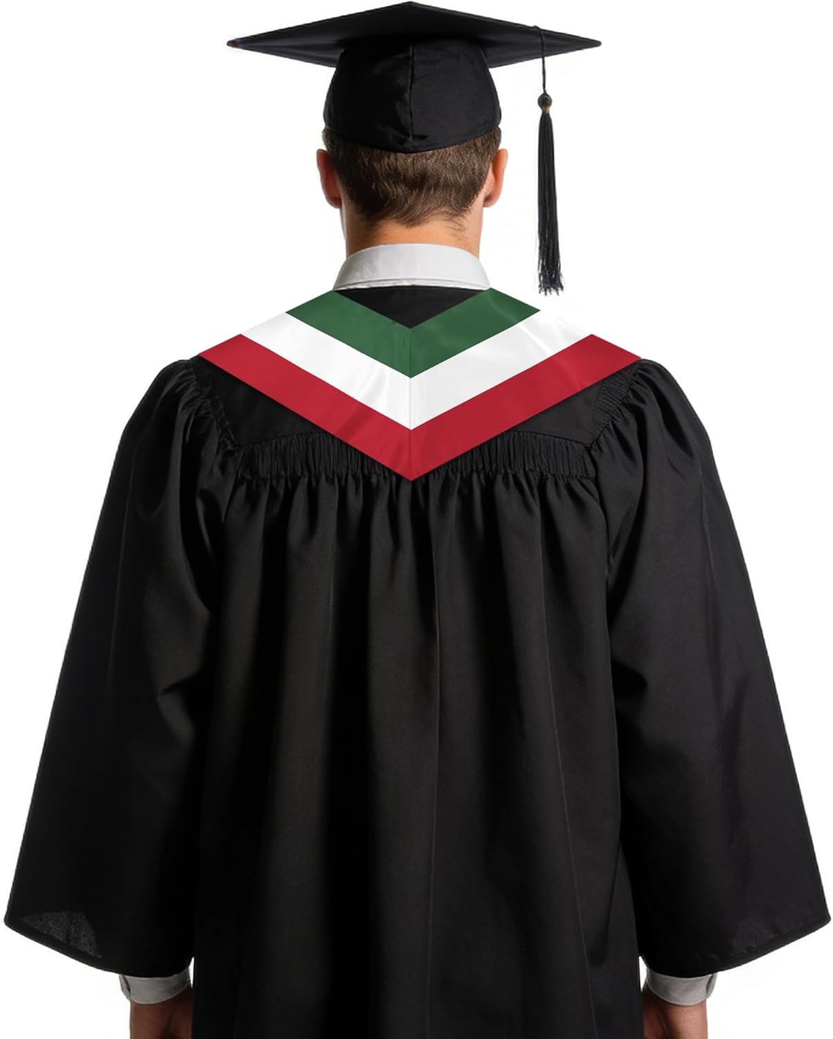 Hungary Graduation Sash Stole International Study Abroad Unisex Hungary Flag Graduation Scarf
