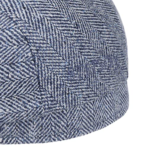 Stetson Belfast Silk Flat Cap Men Blue 7 5/8 #TOP4