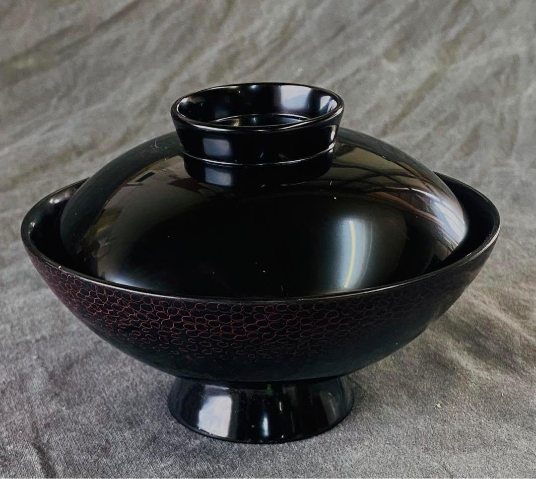 輪島塗 しのぶ草 小さいお椀5客 未使用 輪島塗 しのぶ草 小さいお椀5