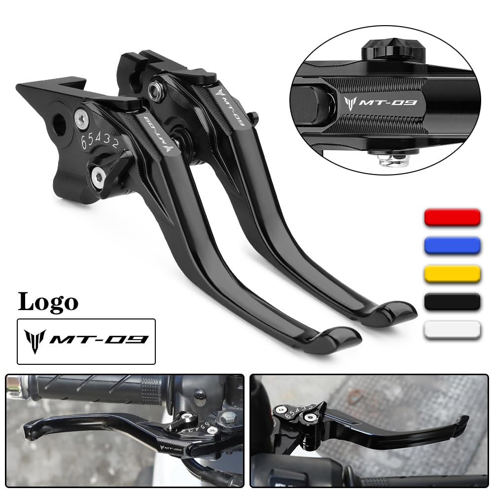 Compatible avec Yam&&aha MT09 MT-09 SP 2025-2026 Leva Freno Corta LevaFrizione,-Realizzato in Lega di Alluminio