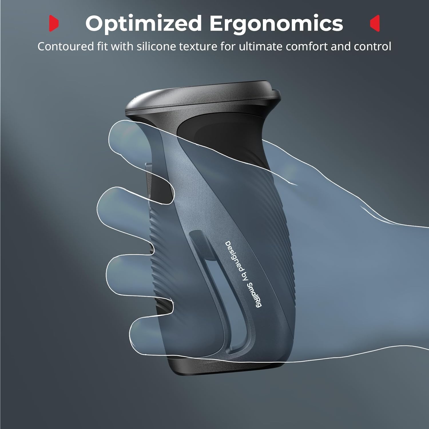 SMALLRIG Push-Button Rotating Side Handle with NATO Clamp, for Left and Right Hand, 360° Rotatable Side Handle with Anti-Slip Silicone, Max. Load 15Kg - Image 5