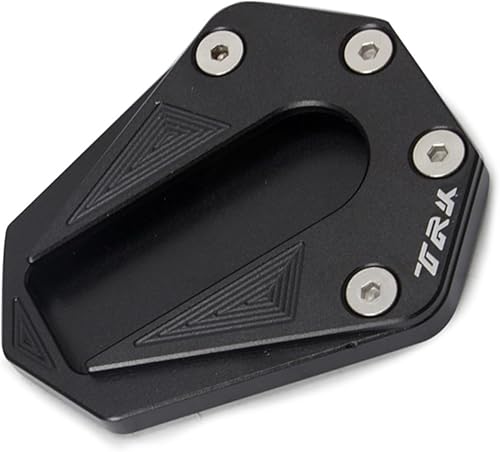Miniatura 6 de Kickstand Extension Pad Kickstand Plate Pad Motorcycle Foot Side Stand Enlarger Extension CNC Aluminum Replacement for Benelli TRK 502 2017-2018