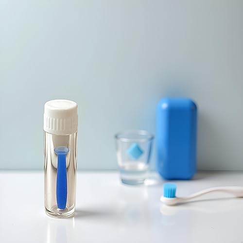 Miniatura 8 de Herramienta de inserción de lentes de contacto de silicona suave azul, removedor de émbolo fácil, lentes suaves y duras, suministros de herramientas