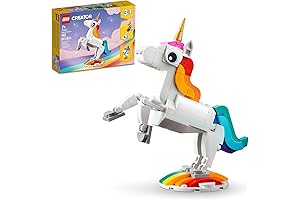LEGO Creator 3in1 Magical Unicorn Toy, Pride Animal Figures
