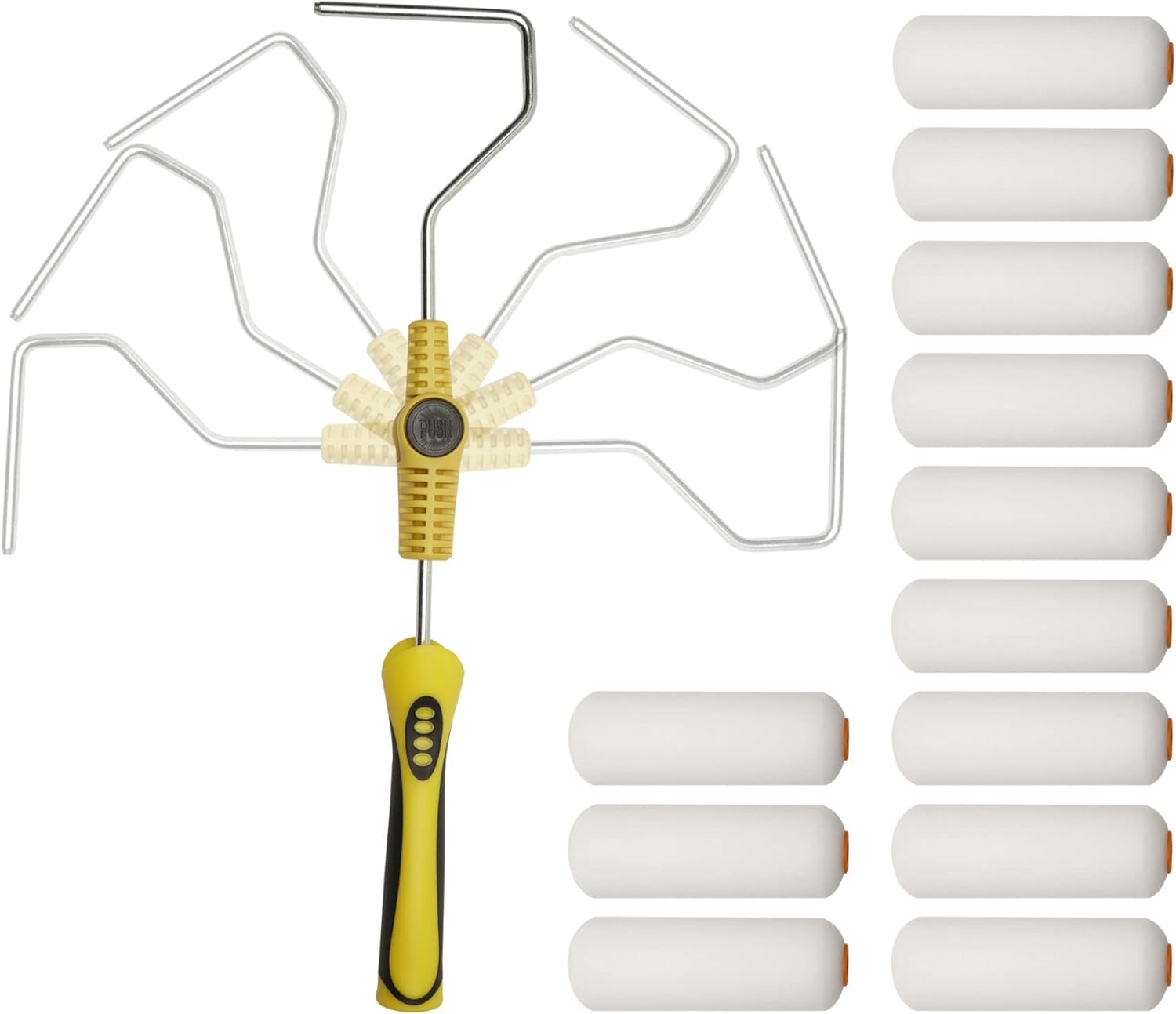 Voomey 4" Small Paint Roller,Foam Paint Roller,Paint Roller No Tray,4