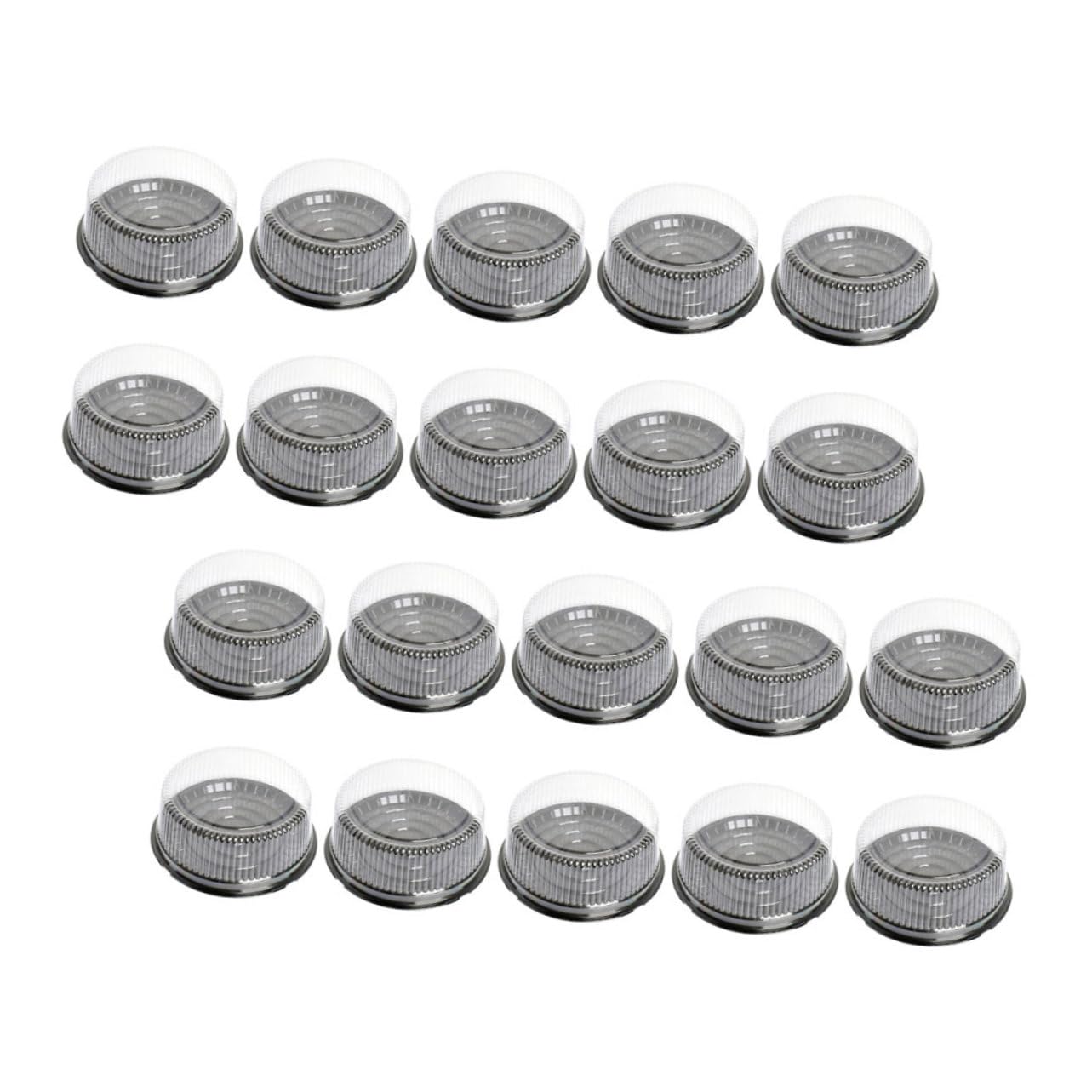 Cabilock Bakery Boxes Lids Portable Cake Box Handle Cake Carriers for Transport Round Cake Holder