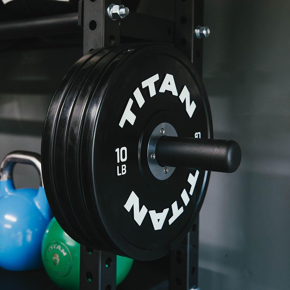 Titan Fitness Set of 2 Weight Plate Holders, Fit Elite Series Mass Storage Systems, Weight Storage with J-Hook Mounting System, 275 LB Capacity, 9
