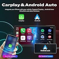 Vista 3 de Kunfine Coche CarPlay Android Navegación Automática Estéreo GPS Radio Reverse Cámara Pantalla 10.33 "QLED Pantalla Táctil Headunit Tablet Pad Media