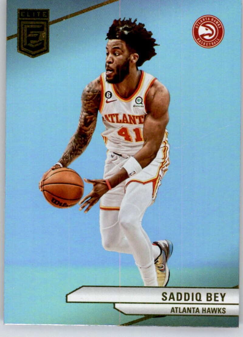 Amazon.com: 2023-24 Donruss Elite #176 Saddiq Bey Atlanta Hawks