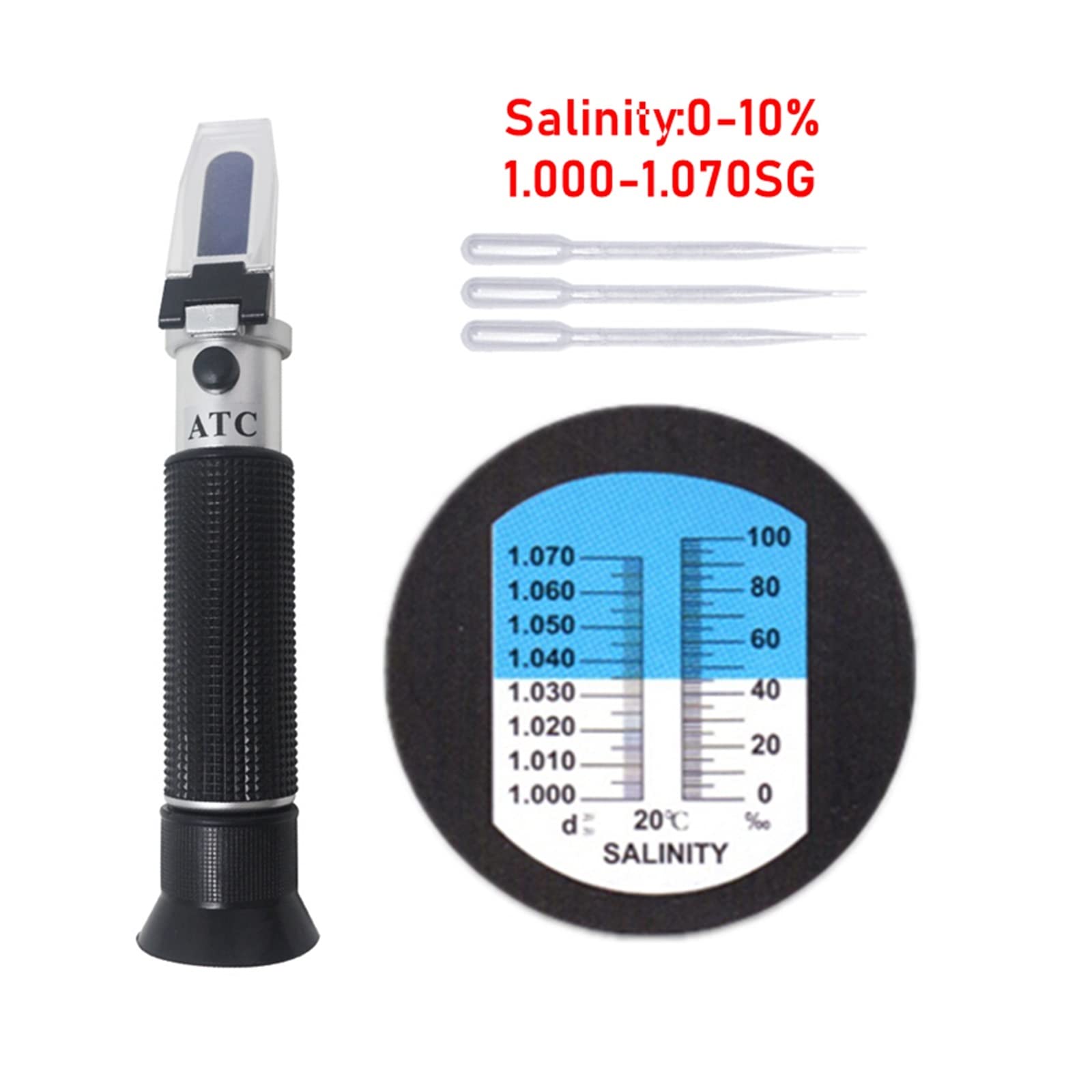 Rifrattometro Digitale FTVOGUE - Misuratore Salinità Acqua Con Compensazione Temperatura - Foto 7